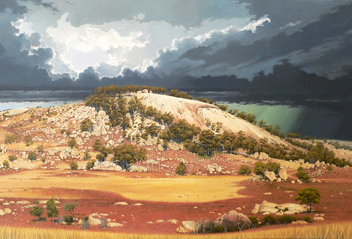 Big Storm, Draining Rock, Tenterfield by Scott McDougall | Lethbridge Gallery